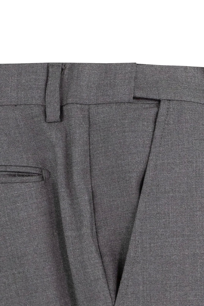 Men's Charcoal Adjustable Waist Two Piece Suit