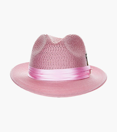 DUBLIN FEDORA Poly Braided Pinch Front Hat