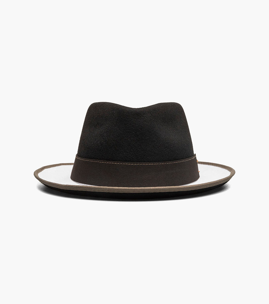 WENTWORTH FEDORA Wool Felt Pinch Front Hat