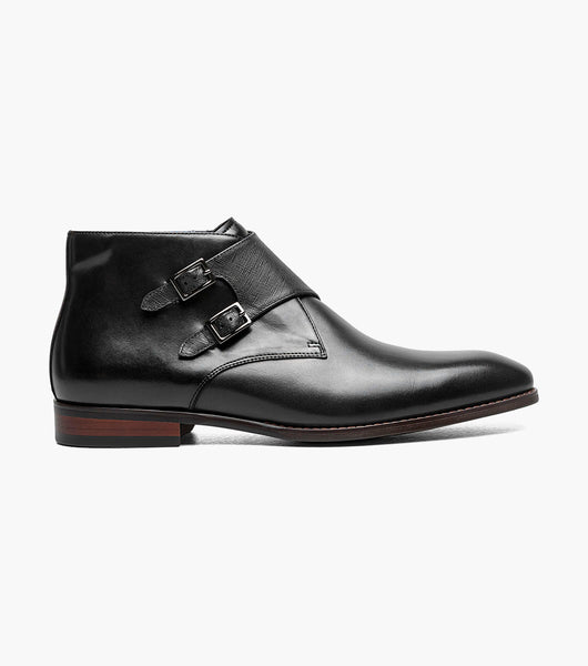 Stacy Adams Kaius Plain Toe Double Monk Strap Boot by Stacy Adams Shoes
