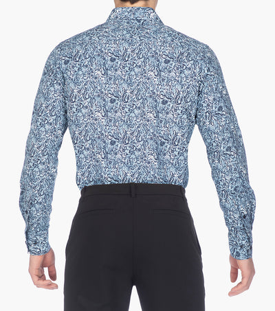 BRAFMAN DRESS SHIRT Spread Collar