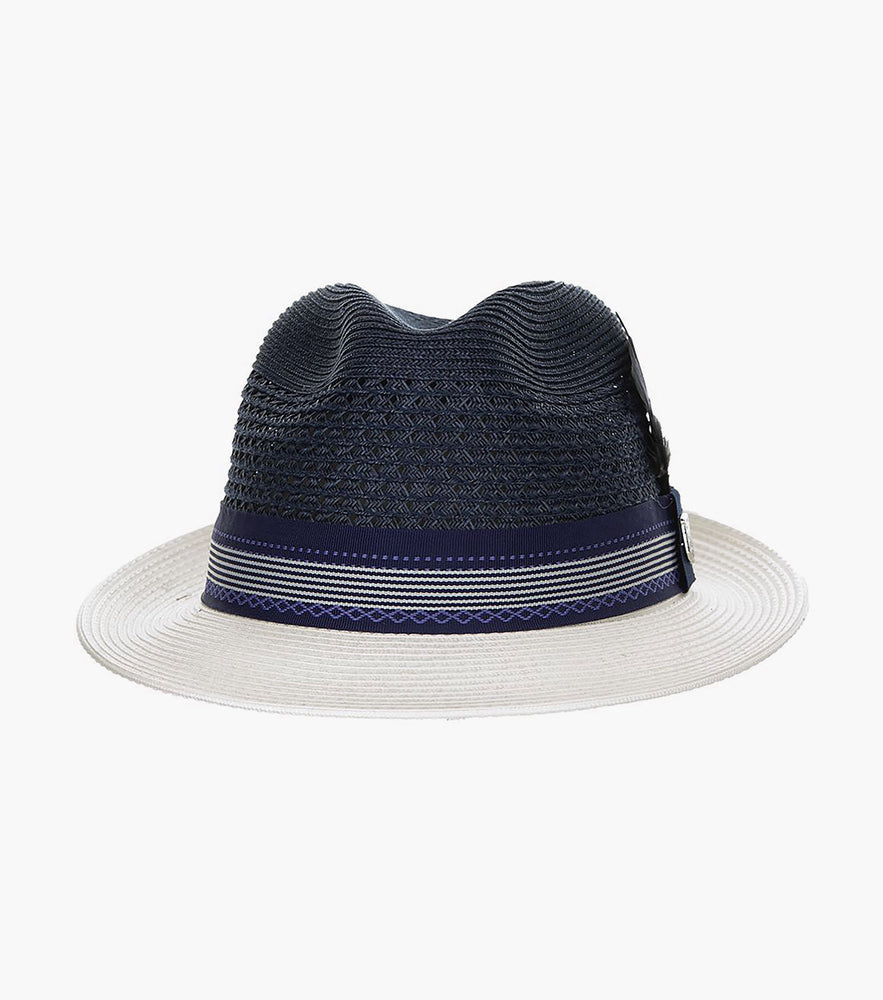 JALEN FEDORA Poly Braided Pinch Front Hat