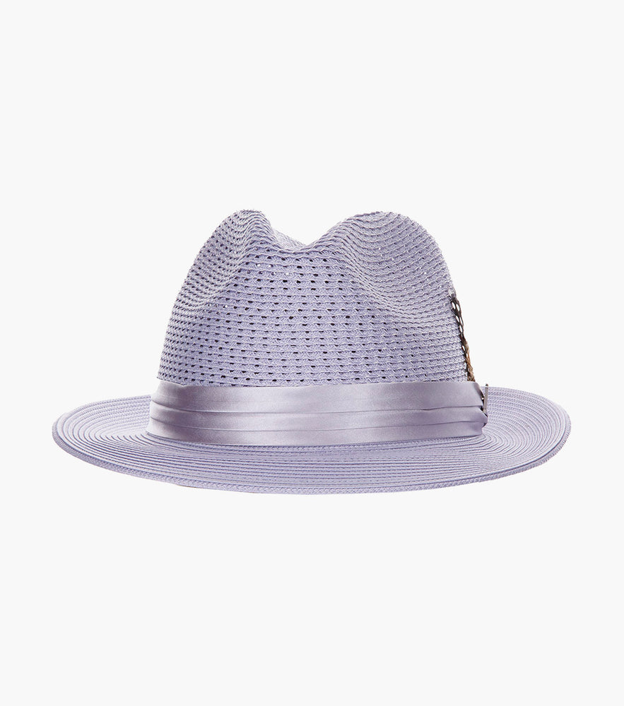 DUBLIN FEDORA Poly Braided Pinch Front Hat