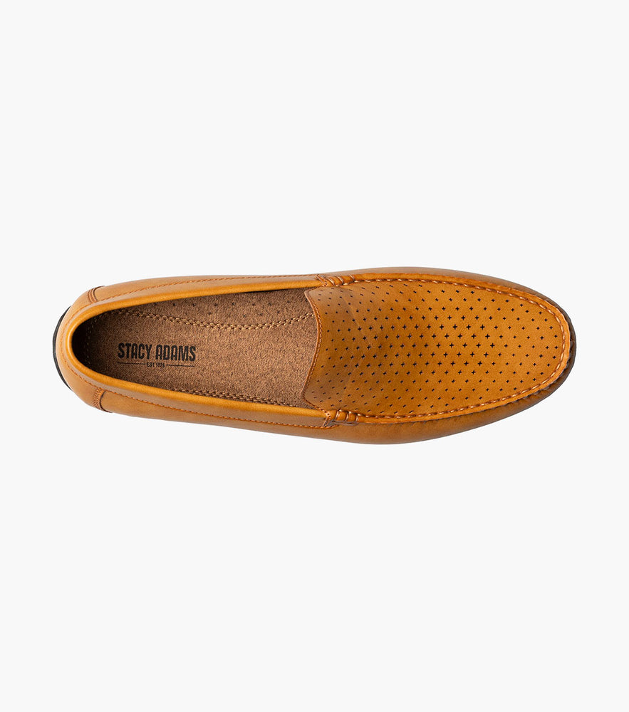 Stacy Adams Conroy Moc Toe Perf Slip On by Stacy Adams Shoes