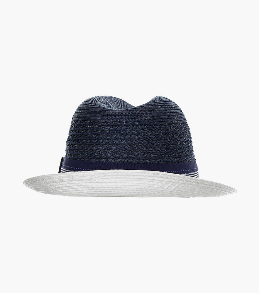 JALEN FEDORA Poly Braided Pinch Front Hat