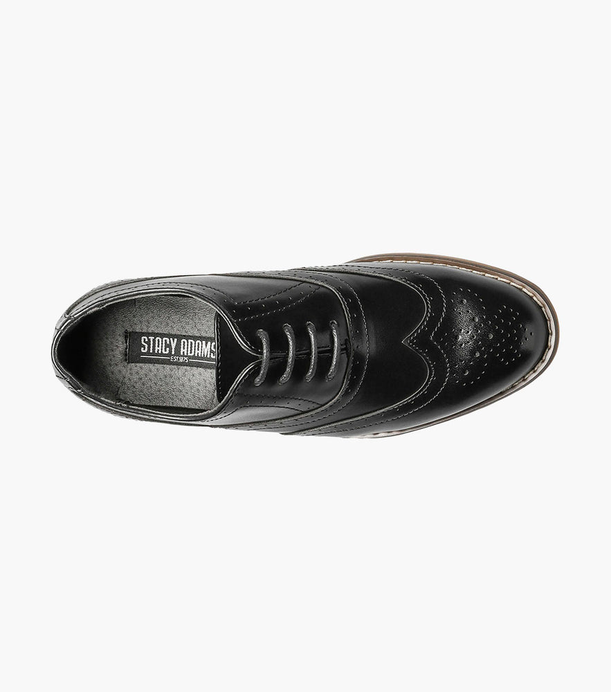 Stacy Adams Kids Dunbar Wingtip Oxford by Stacy Adams Shoes