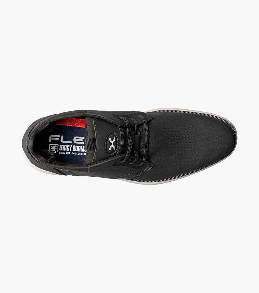 EASTMONT Plain Toe Elastic Lace Chukka Boot