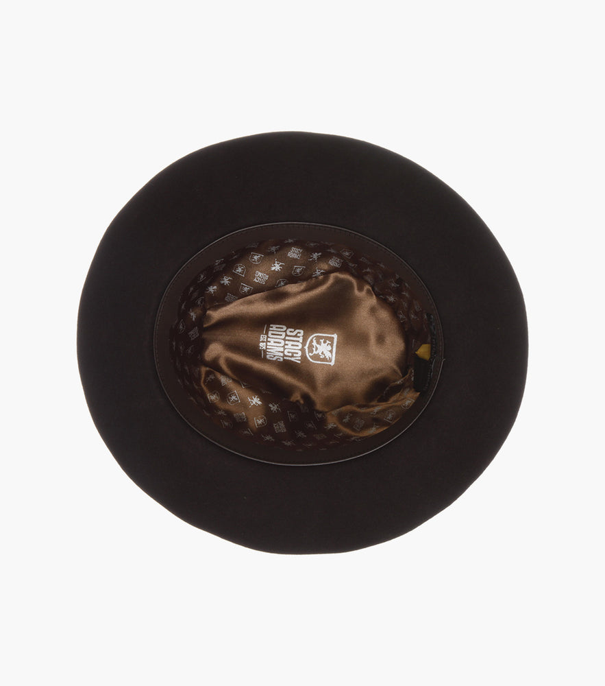 AUGUST FEDORA Wool Felt Pinch Front Hat