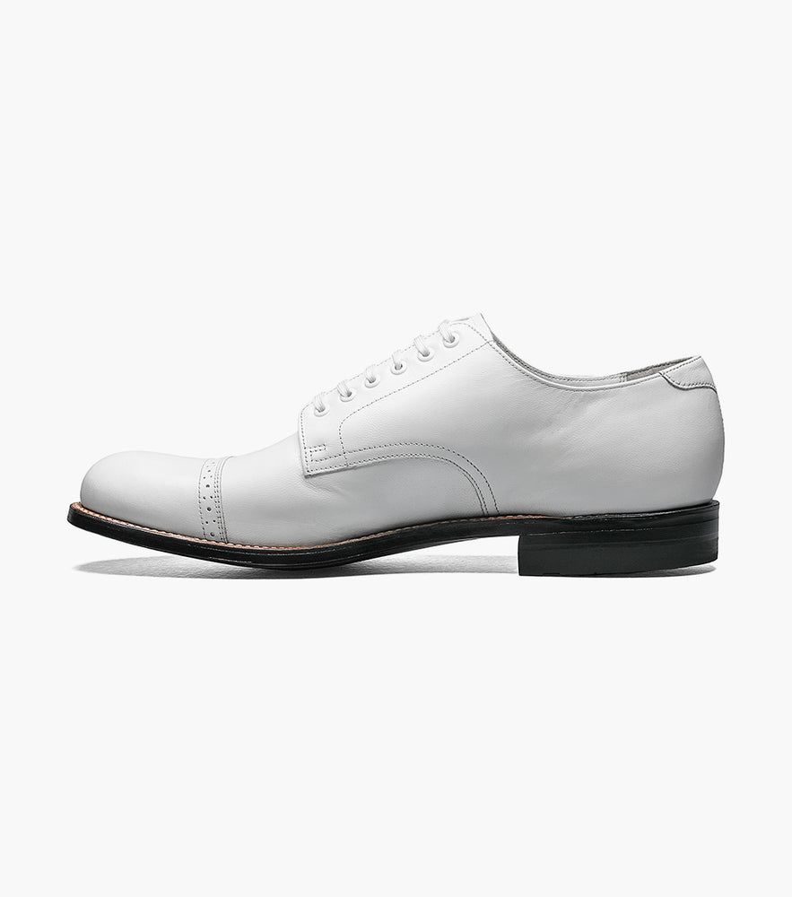 Stacy Adams MADISON Cap Toe Oxford White by Stacy Adams Shoes