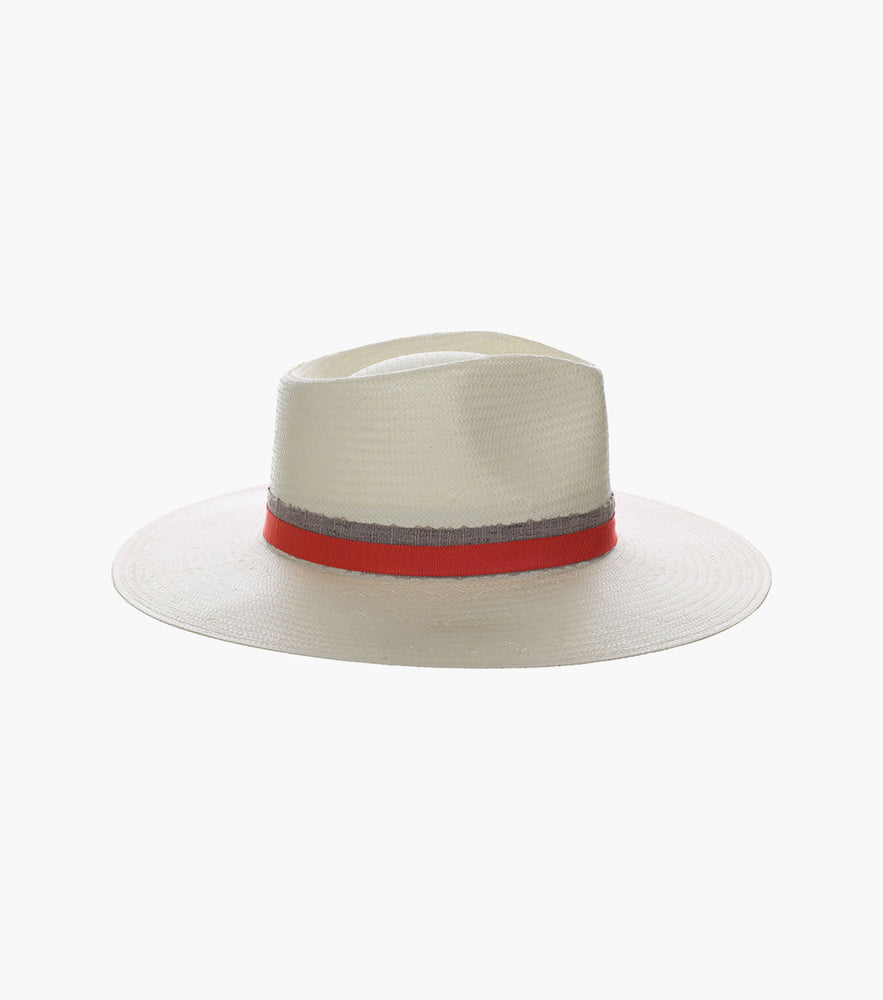 HARLOW FEDORA Toyo Pinch Front Hat