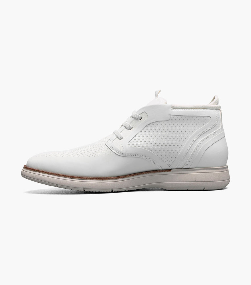 EASTMONT Plain Toe Elastic Lace Chukka Boot