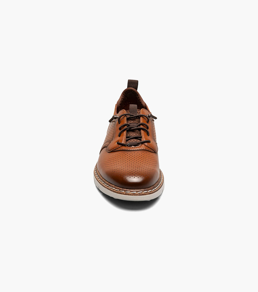 KIDS SYNC Plain Toe Elastic Lace Up