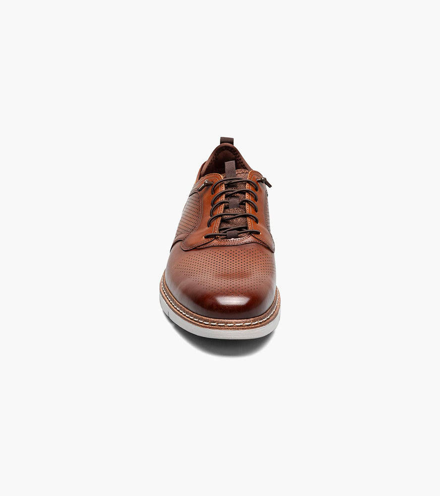 SYNC Plain Toe Elastic Lace Up