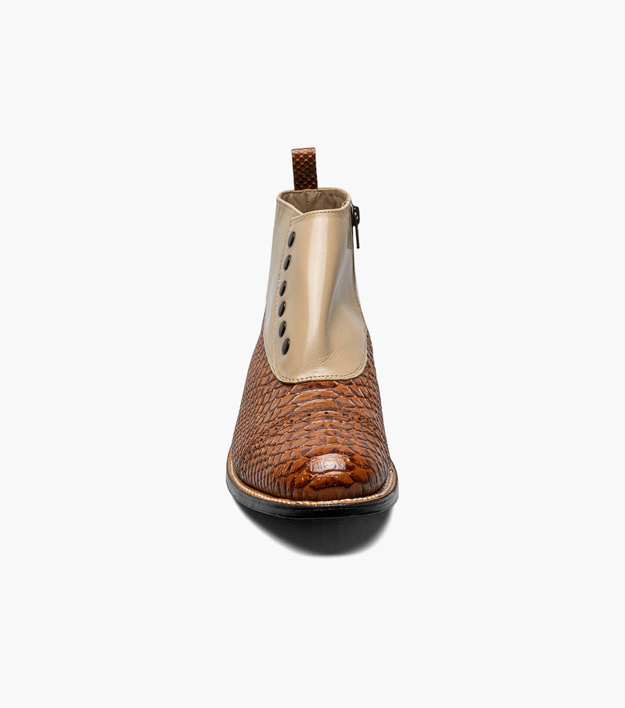 MADISON Spectator Spat Cap Toe Demi Boot
