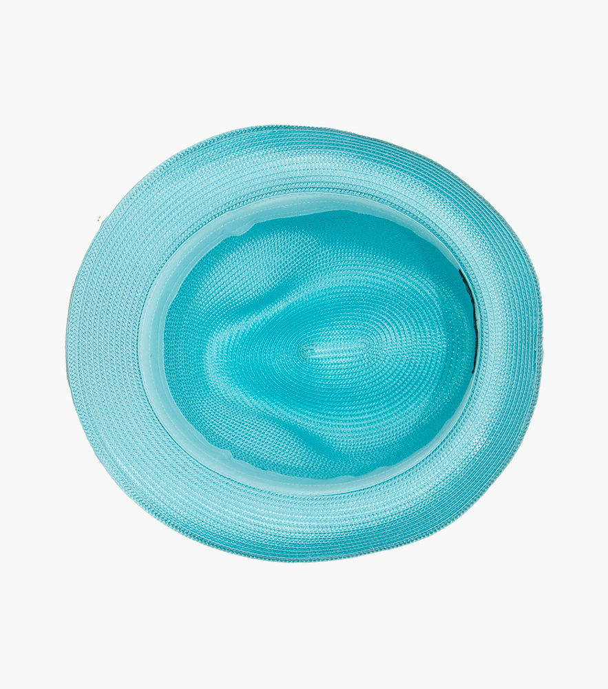 BELMONT FEDORA Poly Braid Pinch Front Hat