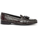 Zelli Franco Genuine Caiman Crocodile Tassel Loafers in Nicotine