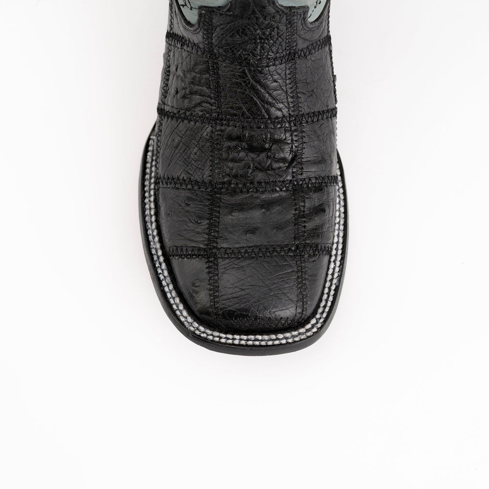 Ferrini Pinto Patch Ostrich Luxury Dress Shoe