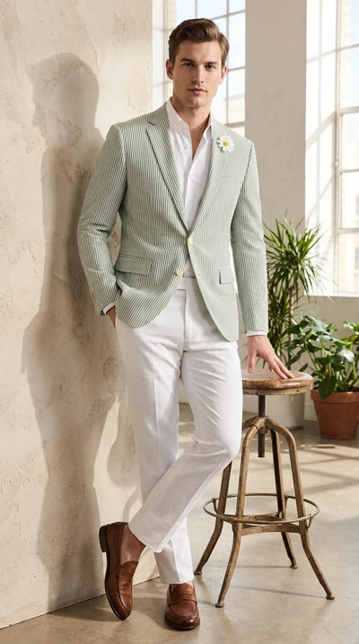 Boys Seersucker Suits