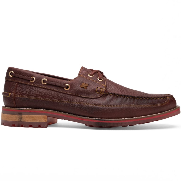 Marco Di Milano Amalfi Wine Premium Calf Leather Boat Shoes - view 5