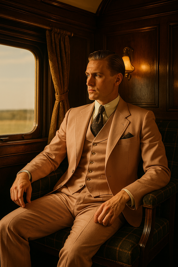 Great Gatsby Pink Suit