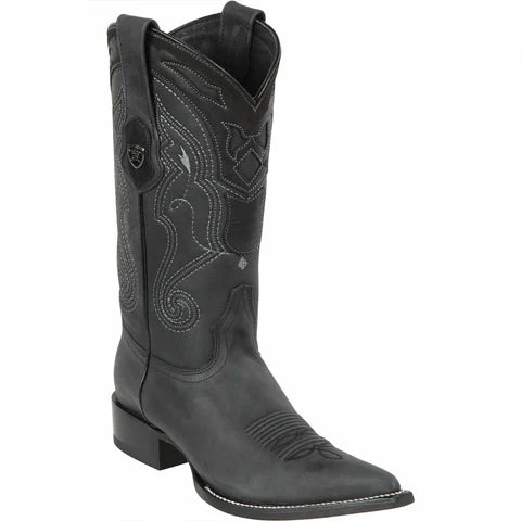 Black Pointy Mexican Boots Pointed Toe