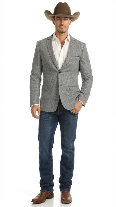 Mens Blazer and Jeans