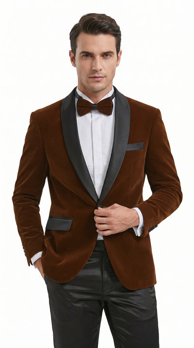 Brown Tuxedo