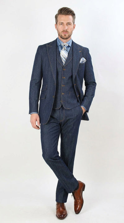 Mens Denim 2 Piece Set