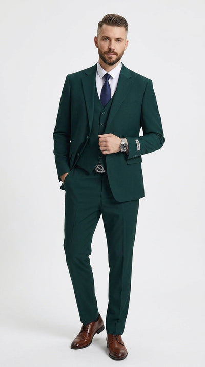 Slim Fit Double Breasted Suit