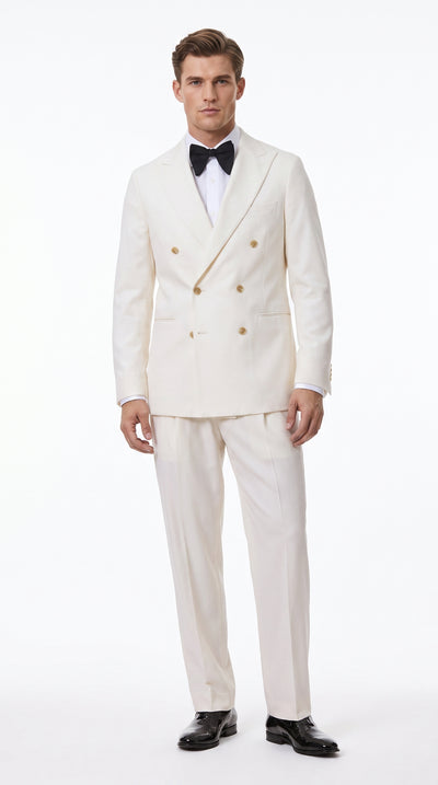 Ivory and Gold Tuxedo