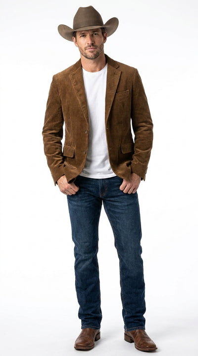Brown Corduroy Blazer
