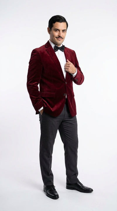 Red Velvet Pants