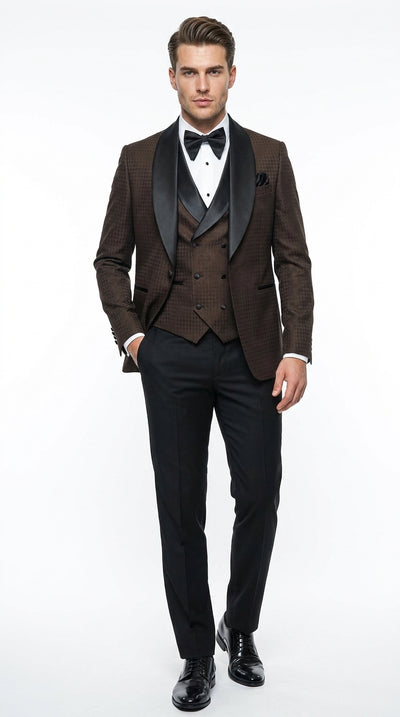 Brown Tuxedo