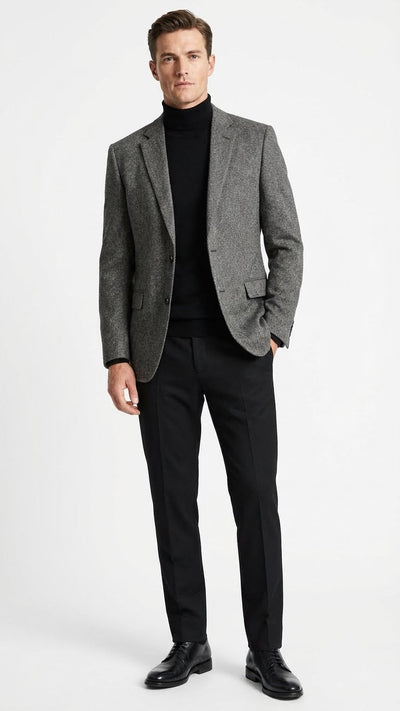 Gray Tweed Suit
