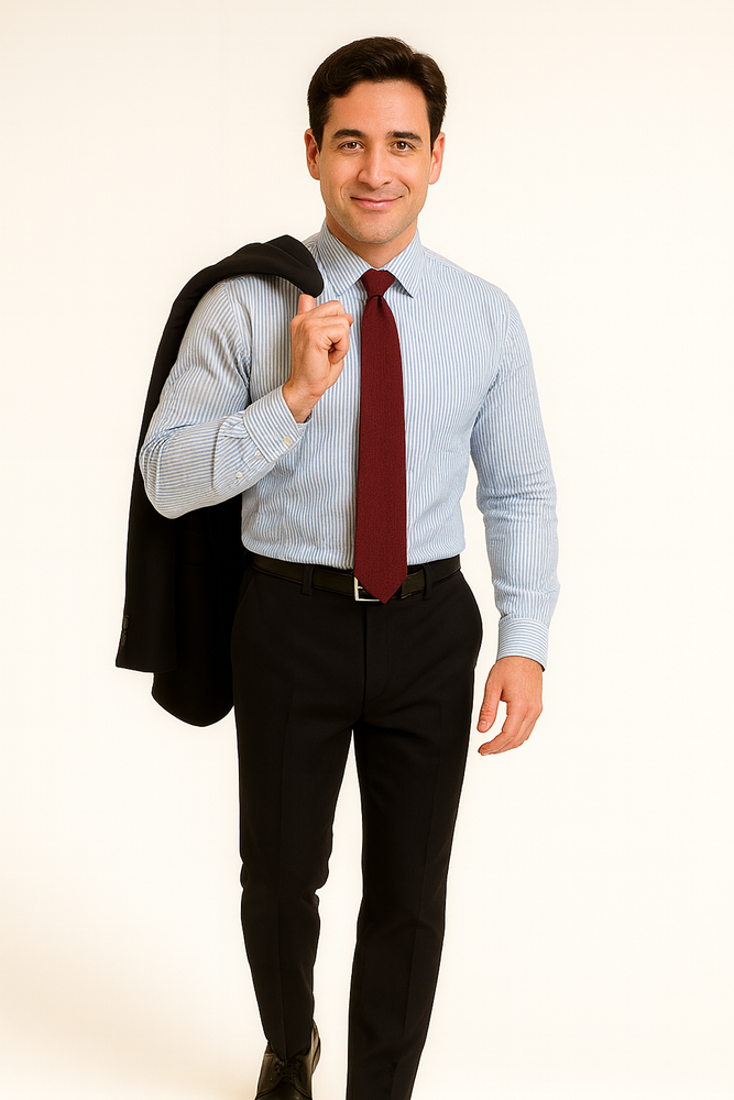 2 BUTTON SOLID COLOR BLACK Men's SUIT Side VENT BACK JACKET STYLE WITH 1 PLEATED PANTS