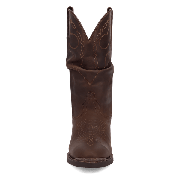 Laredo Lazy River Leather Boot - Premium Brown Ankle Boot