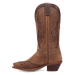 Laredo Coyote Creek Wide Calf Leather Boot - Rich Brown