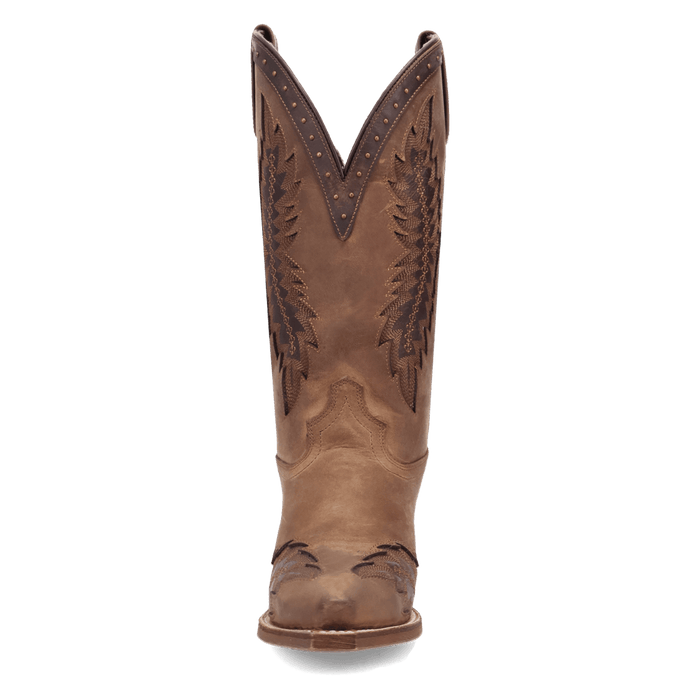 Laredo Coyote Creek Wide Calf Leather Boot - Rich Brown