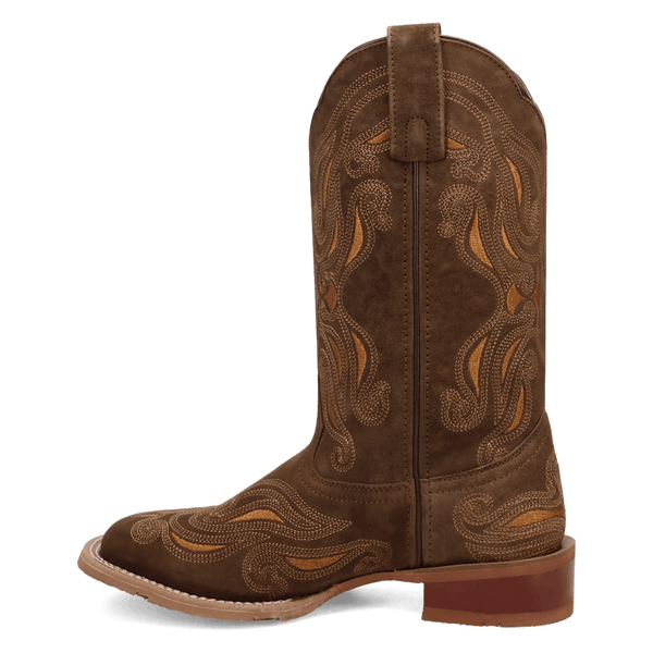 Laredo Millie Leather Boot - Luxury Brown Ankle Boot