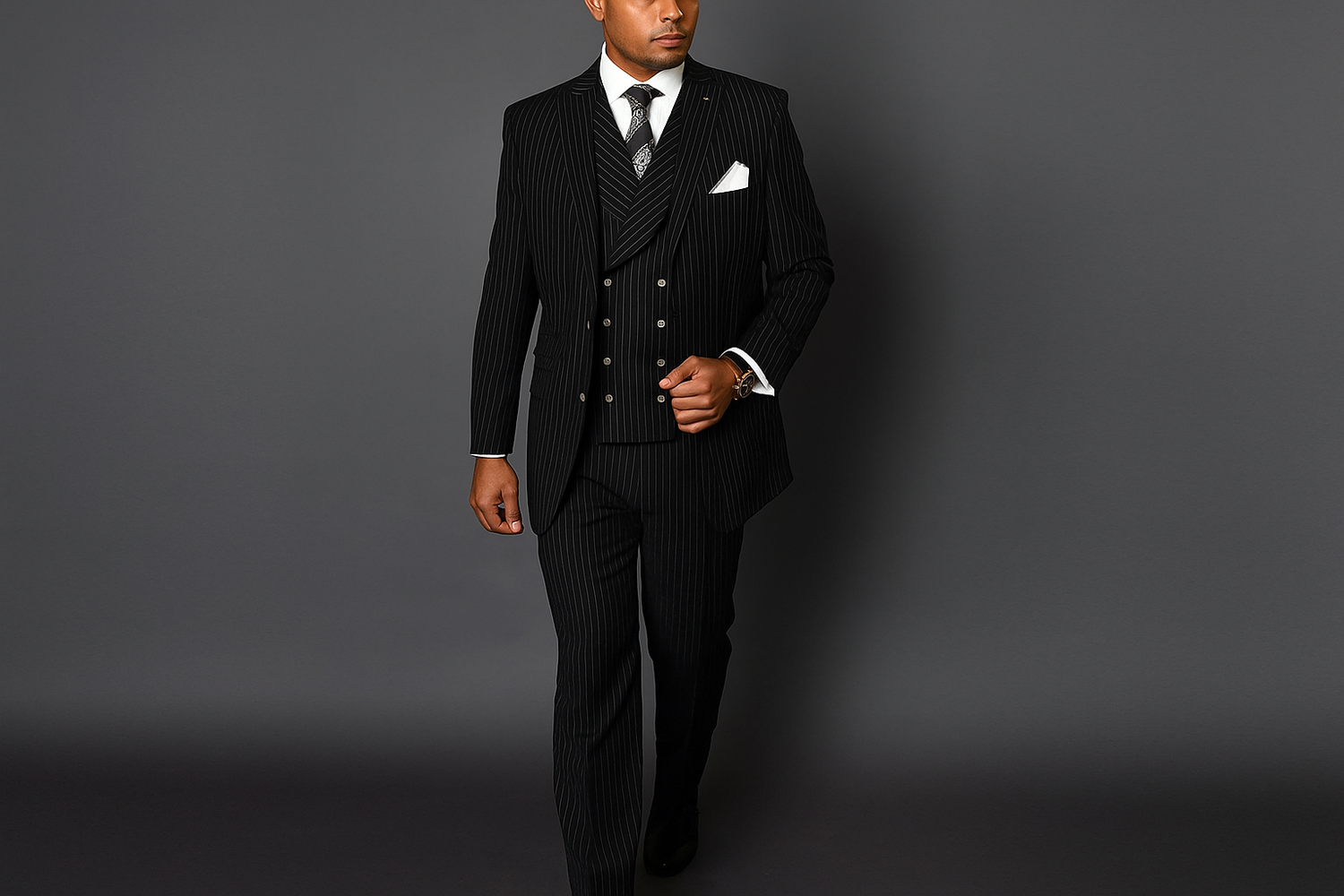 Statement Suits Black Grey