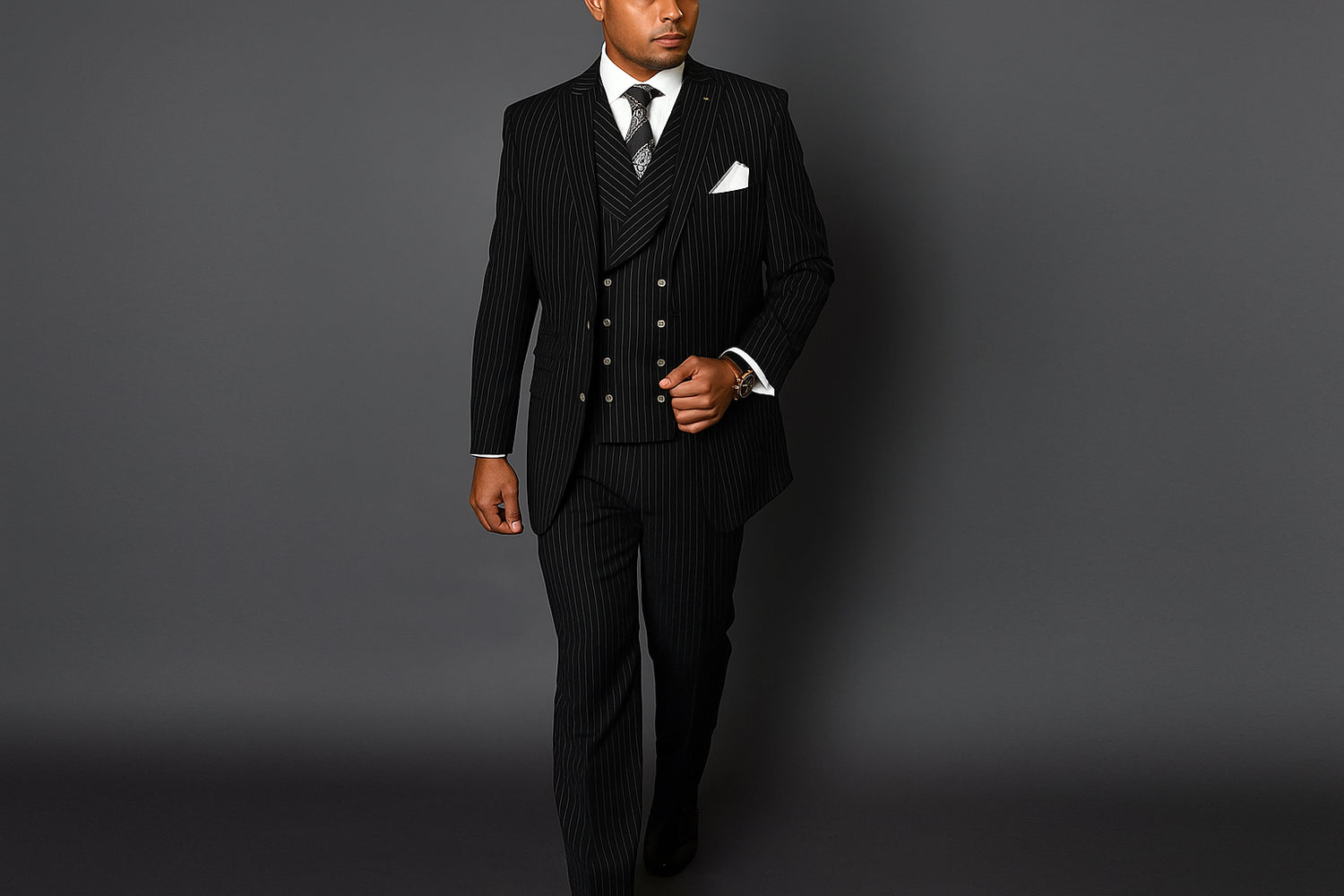 Statement Suits Black Grey