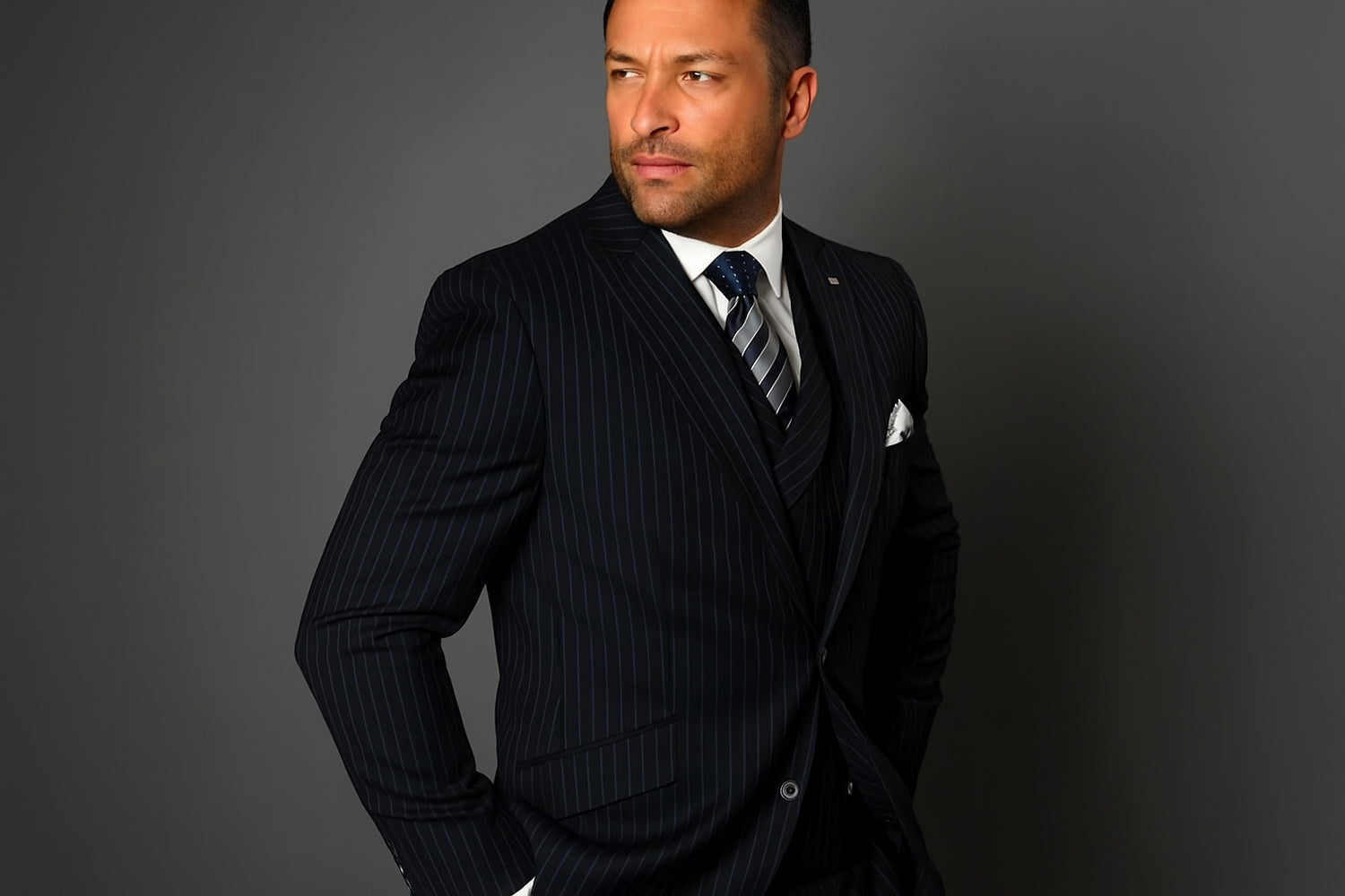 Statement Suits Black Grey