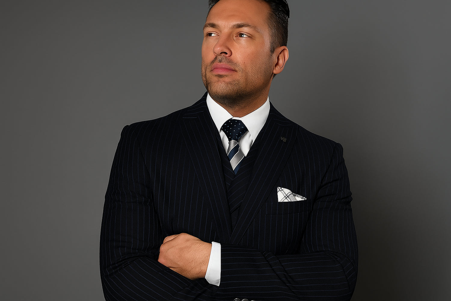 Statement Suits Black Grey