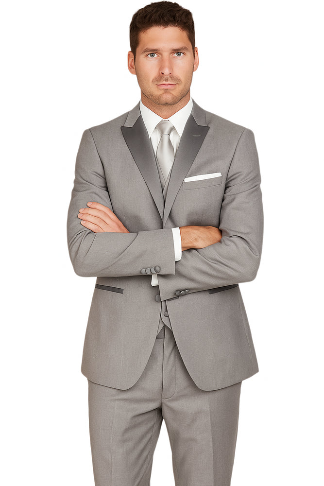 Arlan 2pc Tuxedo by Giorgio Fiorelli Black, Blue, or L Grey