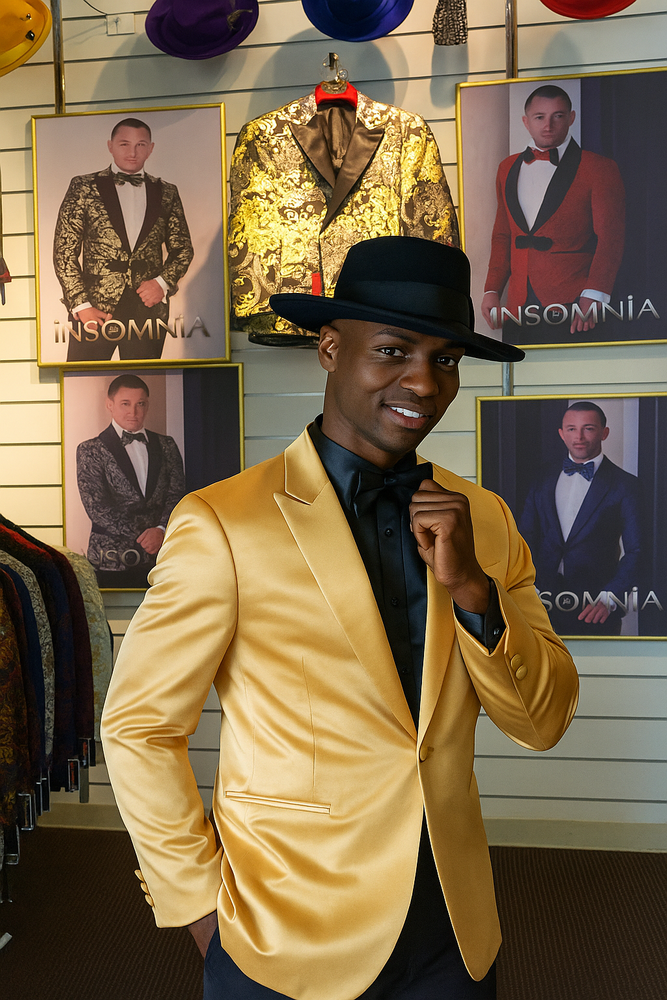 Men's Gold Peak Label Cheap Priced Designer Fashion Dress Casual Blazer On Sale Besom Two Pockets One Button Blazer