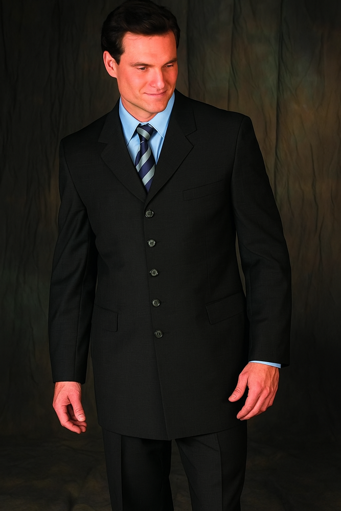 Funeral Attire - Funeral Outfit - Funeral Clothes Men's Charcoal Suit for Funeral Funeral Attire