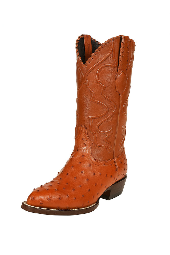 Botas de Avestruz Original Horma Puntal WW-29903