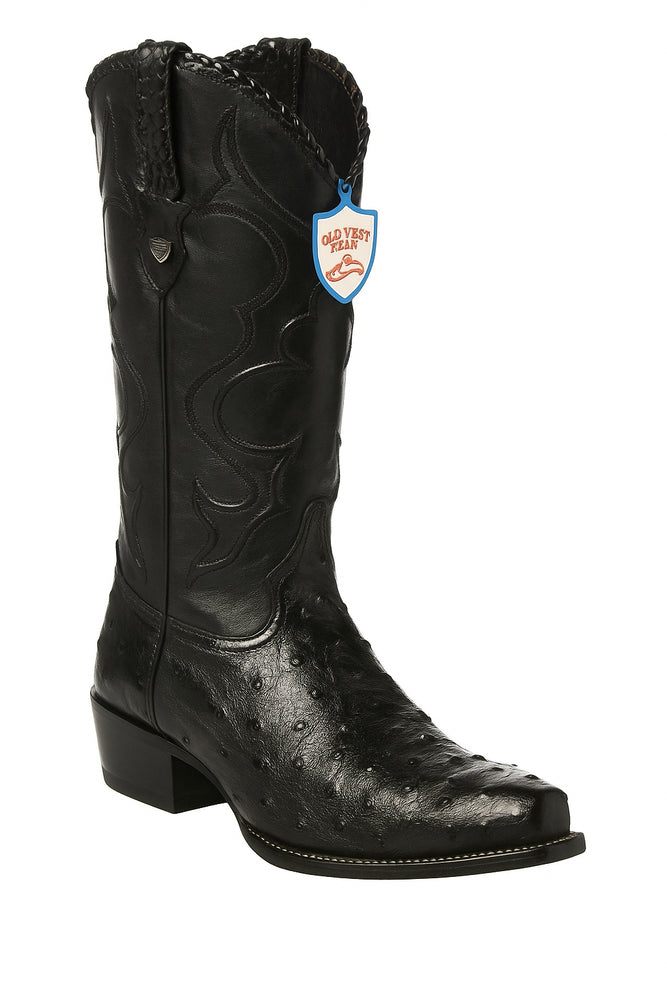 Botas de Avestruz Original Horma Puntal WW-29903