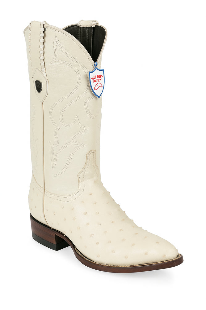 Botas de Avestruz Original Horma Puntal WW-29903