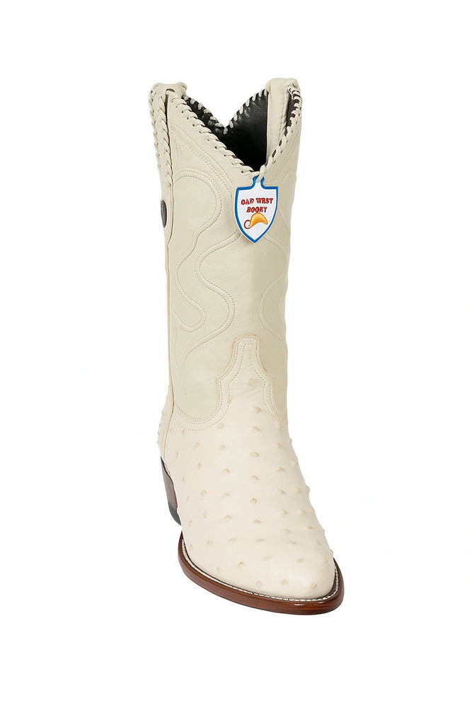 Botas de Avestruz Original Horma Puntal WW-29903